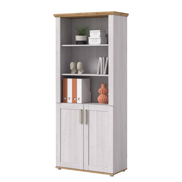 Aktenschrank Verona Lärche Weiß Dekor / Eiche Artisan Dekor