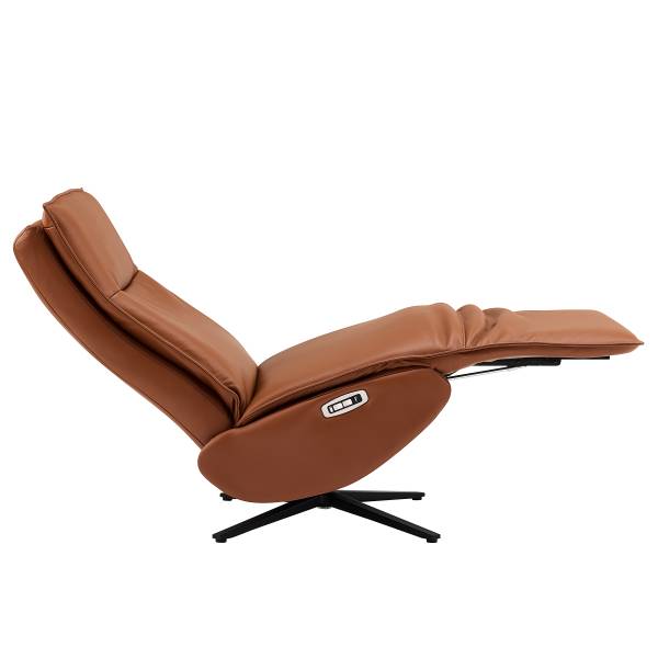 Relaxsessel RELVO Echtleder Ladina: Braun