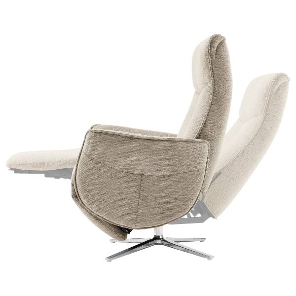 Relaxsessel ALRESTO Webstoff Aranja: Taupe