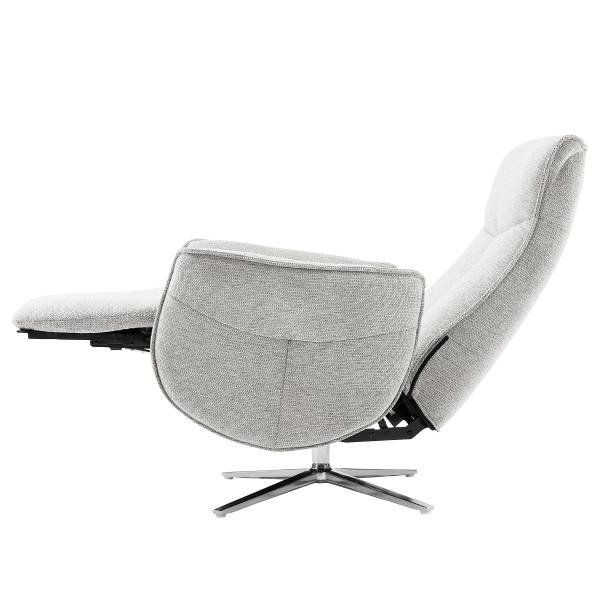 Relaxsessel ALRESTO Webstoff Aranja: Hellgrau