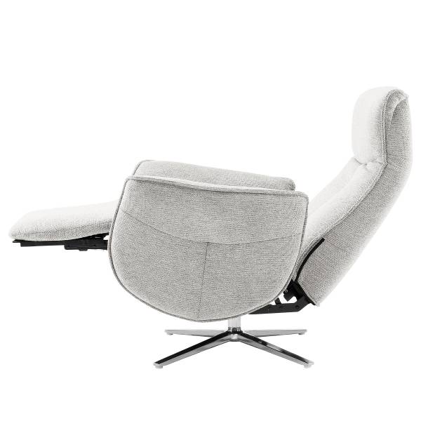 Relaxsessel ALRESTO Webstoff Aranja: Hellgrau