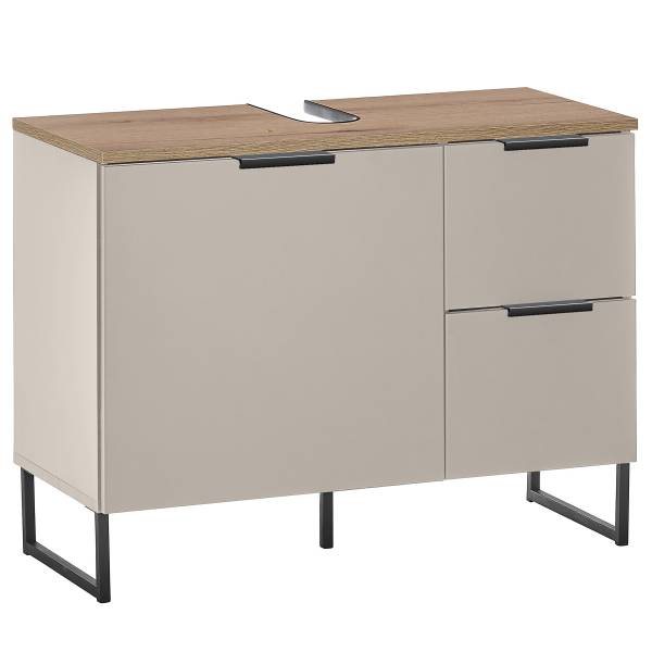 Waschbeckenunterschrank Emporia 1 Tür Kaschmir