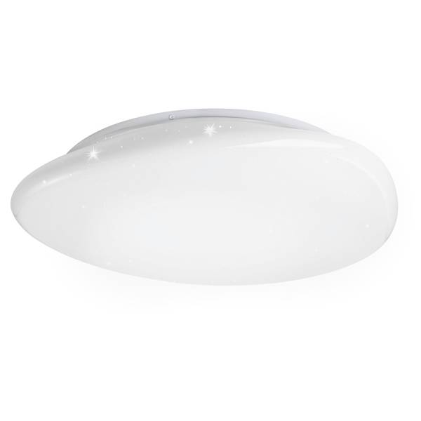 Lampada da soffitto LED Sileras Acciaio - Bianco - 1 punto luce - Diametro: 45 cm