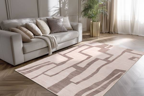 Kurzflorteppich Bluster 325 Polyester - 120 x 170 cm