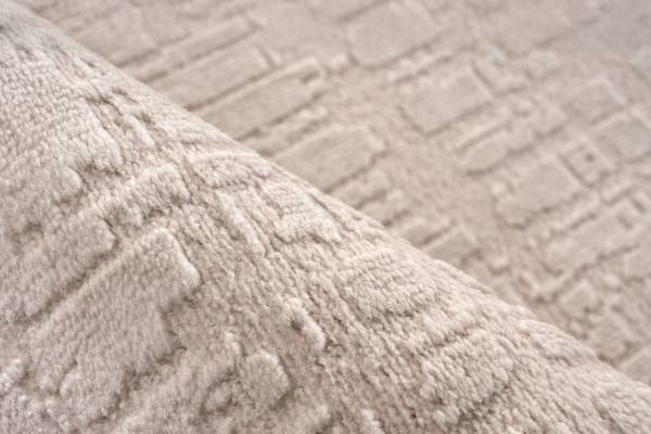 Tapis à poils courts Bandito 125 Beige - 120 x 170 cm