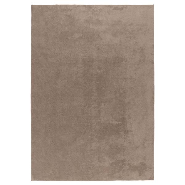 Kurzflorteppich Earthquake 225 Polyester - Taupe - 80 x 140 cm