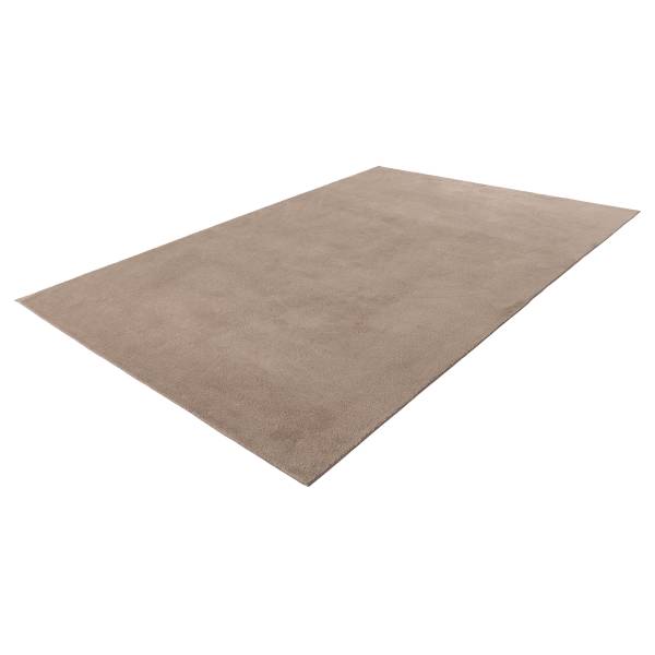 Kurzflorteppich Earthquake 225 Polyester - Taupe - 80 x 140 cm