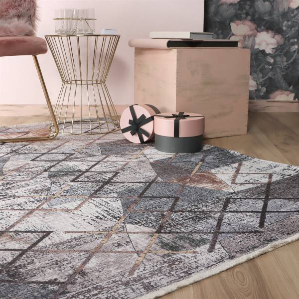 Kurzflorteppich Torent 640 Polyester - 115 x 170 cm