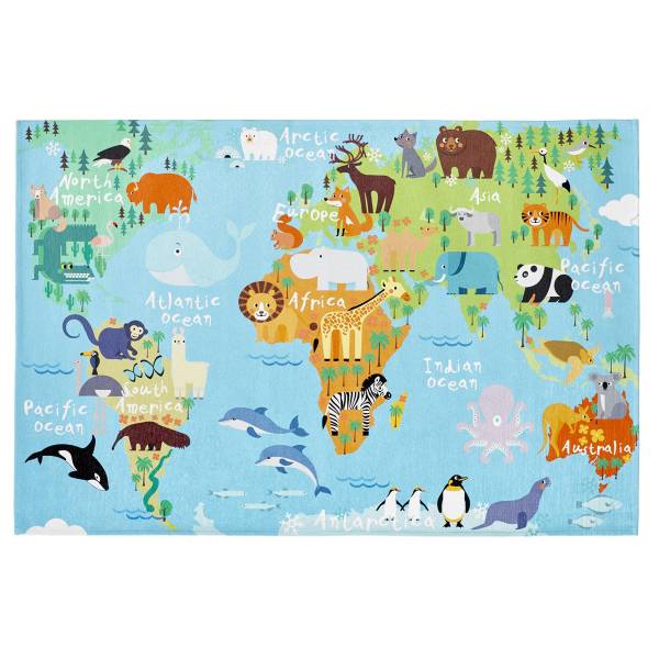Kurzflorteppich Sympathy Kids 243 Polyester - 120 x 170 cm