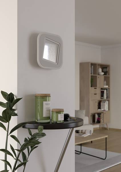 Lampada da parete LED Macchioni B Acciaio / Materiale plastico -1 punto luce - Bianco