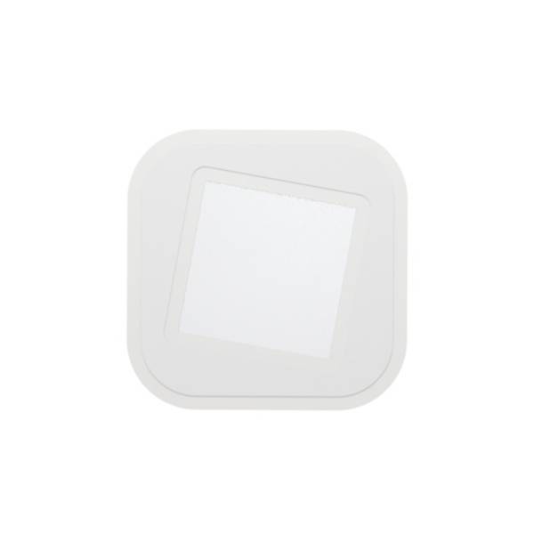 Lampada da parete LED Macchioni B Acciaio / Materiale plastico -1 punto luce - Bianco
