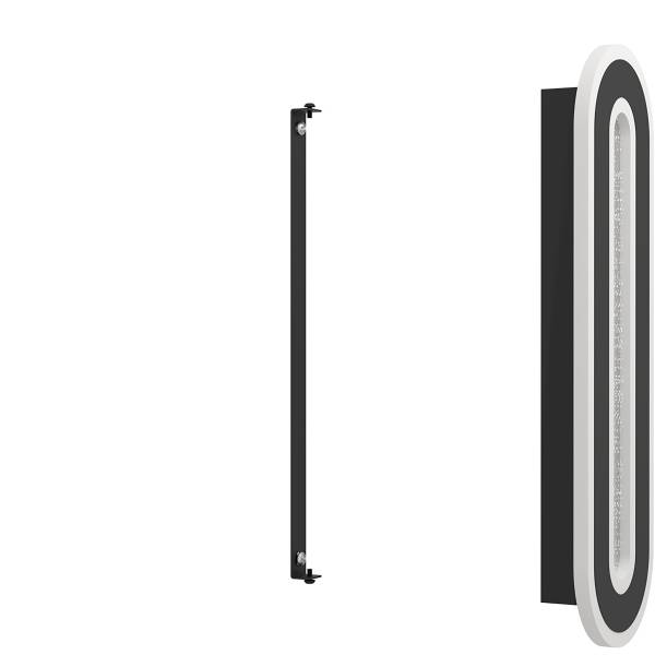 LED-Wandleuchte Macchioni Typ C Stahl / Kunststoff -1-flammig - Schwarz / Weiß