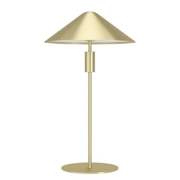 LED-tafellamp Paraguay staal - messingkleurig - 1-lichts