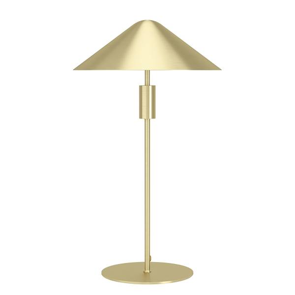 LED-tafellamp Paraguay staal - messingkleurig - 1-lichts