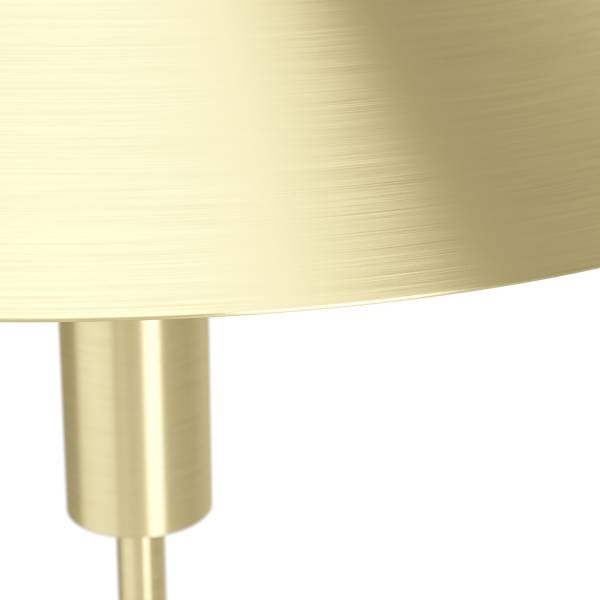 LED-tafellamp Paraguay staal - messingkleurig - 1-lichts