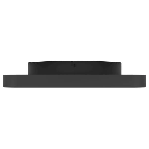 Lampada da soffitto LED Loretello Acciaio - 1 punto luce - Nero