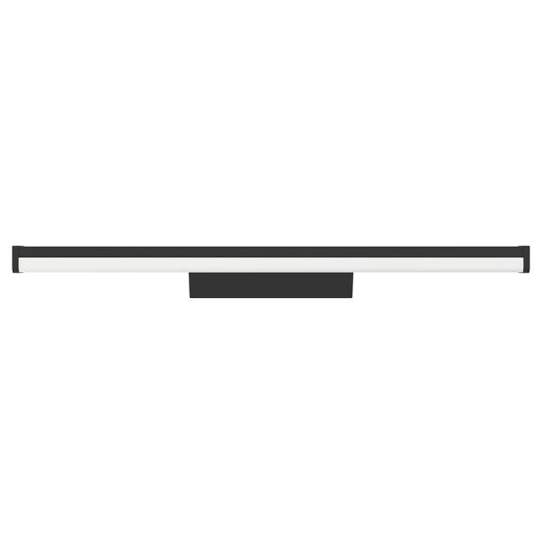 Applique LED salle de bain Regello-Z aluminium - 1 lumière - Noir