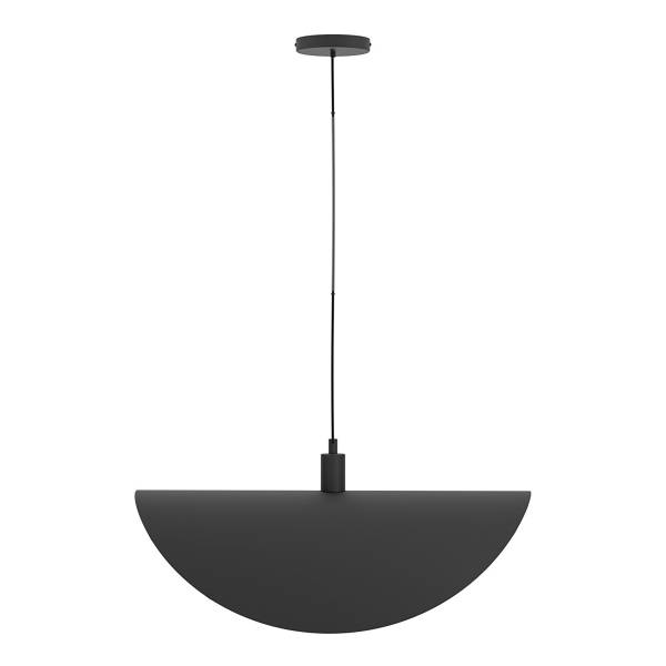 Pendelleuchte Saceda Typ A Stahl - Schwarz / Gold - 1-flammig - Durchmesser: 55 cm