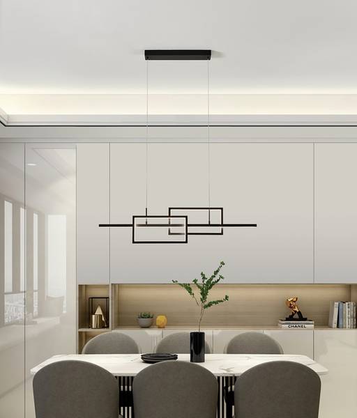 Suspension LED Puebla acier - noir - Nb d'ampoules : 2