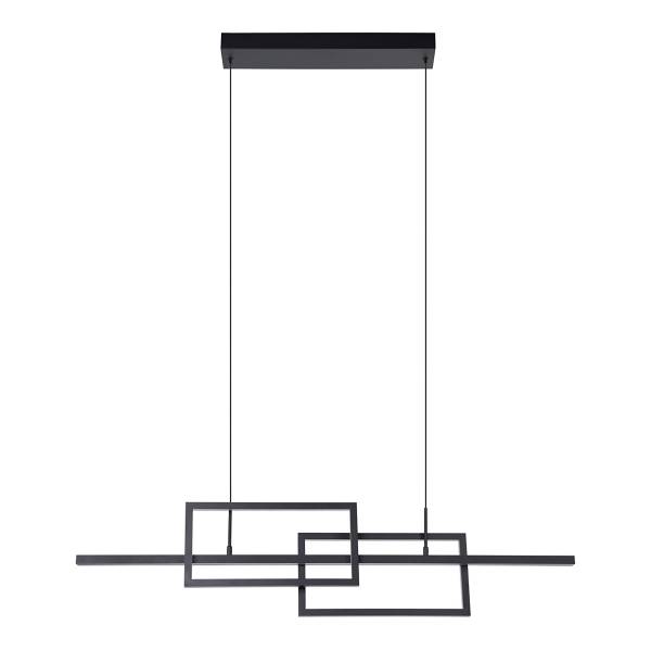 Suspension LED Puebla acier - noir - Nb d'ampoules : 2