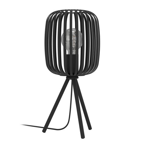Lampada da tavolo Romazzina Acciaio - 1 punto luce - Nero
