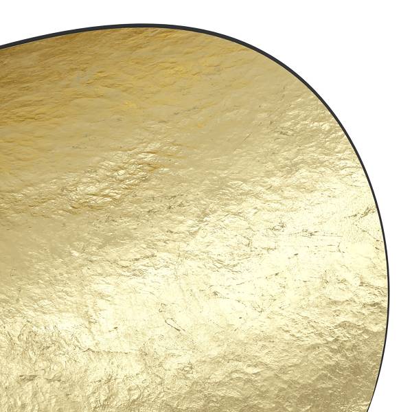 Lampada da parete Saceda Acciaio - Nero / Oro - 1 punto luce