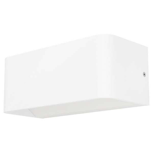 Außenwandleuchte Sania-Z Aluminium - 1-flammig - Weiß