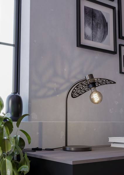 Lampada da tavolo Swaby Acciaio - Bronzo - 1 punto luce