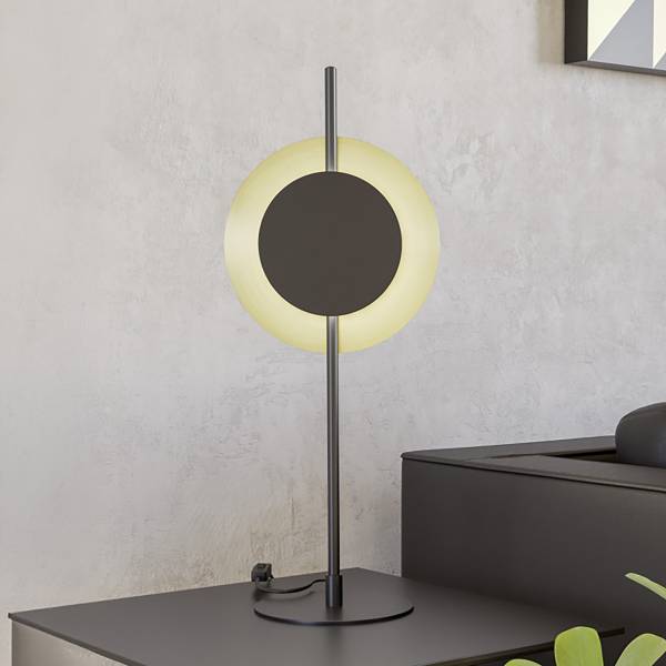 Lampada da tavolo LED Tocina Acciaio - Nero / Ottone - 1 punto luce