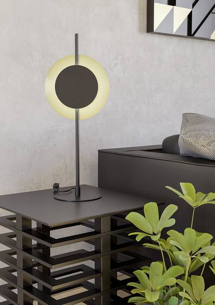 Lampada da tavolo LED Tocina Acciaio - Nero / Ottone - 1 punto luce