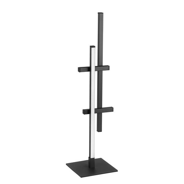 Lampada da tavolo LED Trepiliano Alluminio - 1 punto luce - Nero