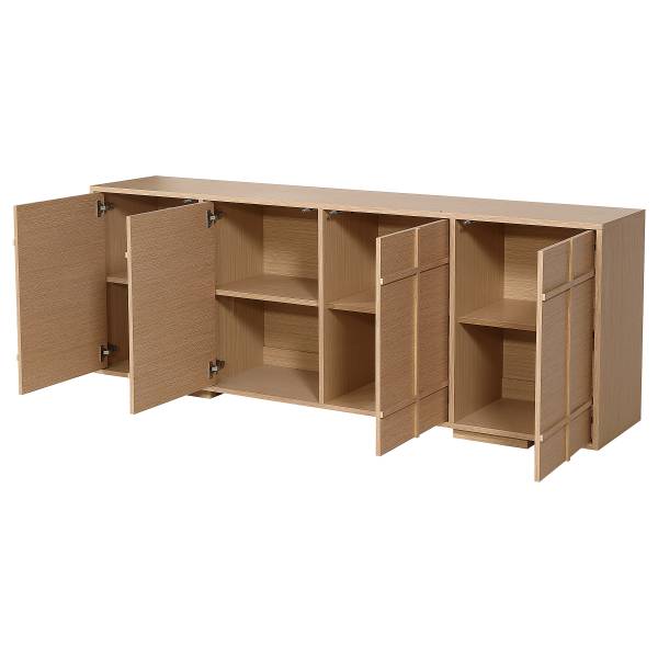 Sideboard AZUMI Echtholzfurnier - Eiche