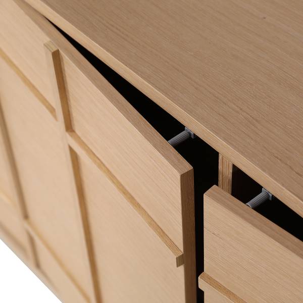 Sideboard AZUMI Echtholzfurnier - Eiche