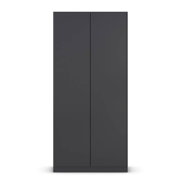 Armoire Costa sans tiroirs Gris - 91 x 197 x 54 cm