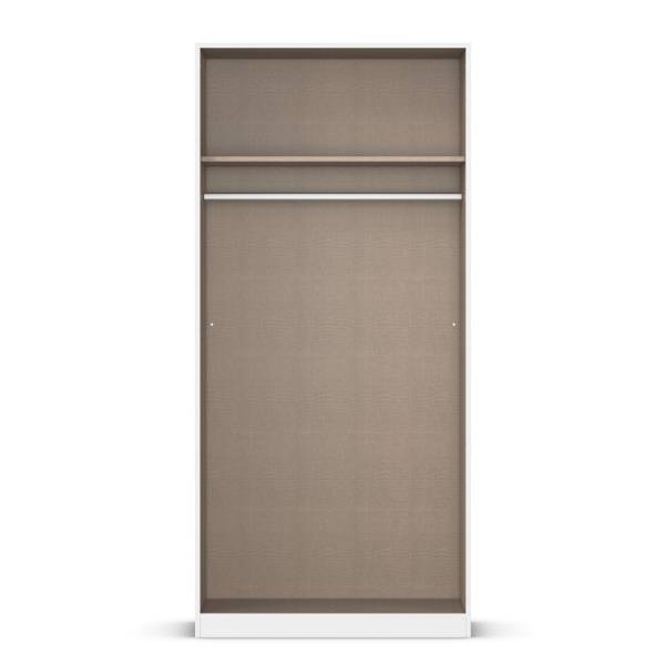 Armoire Costa sans tiroirs Gris - 91 x 197 x 54 cm