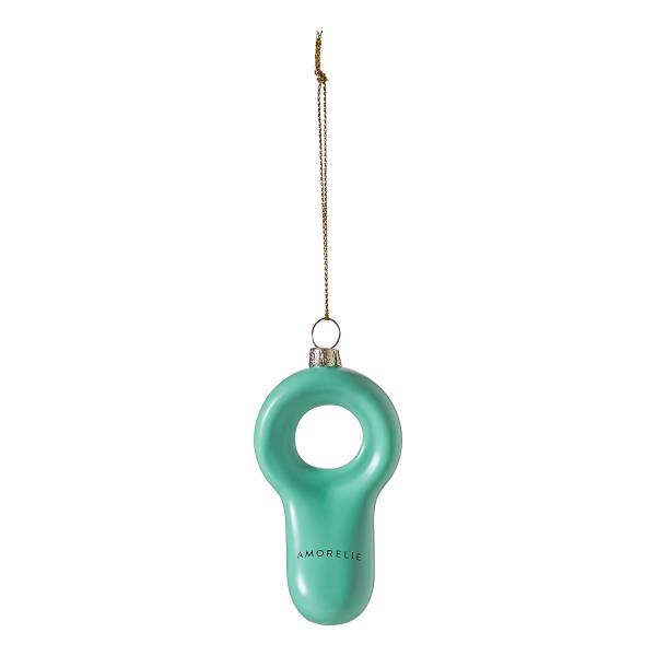 Baumanhänger HANG ON Amorelie Borosilikatglas - Türkis