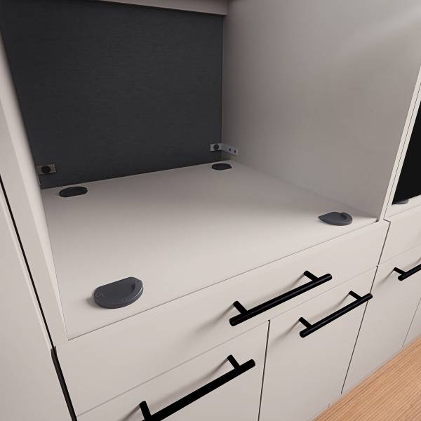 Wasmachine-ombouwkast Laundreezy B kasjmier - Breedte: 68 cm