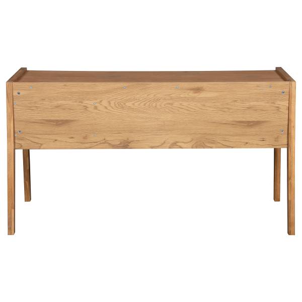 Schreibtisch Reoti MDF - Massivholz Eiche