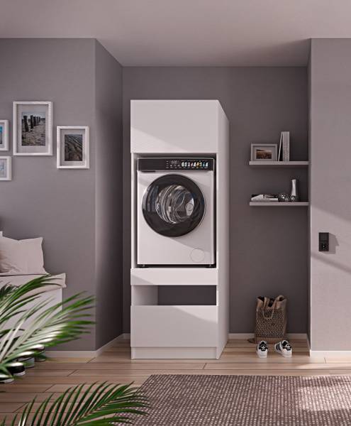 HWR Laundreezy Smart Kombi A Weiß