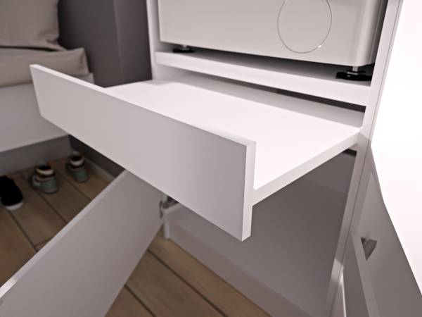 HWR Laundreezy Smart Kombi A Weiß