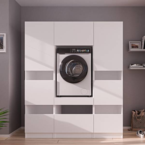HWR Laundreezy Smart Kombi A Weiß