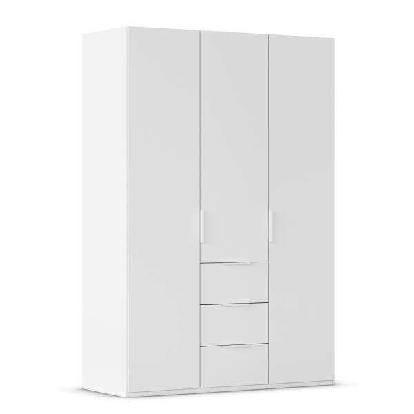 Draaideurkast Fifty met lades alpinewit - Breedte: 151 cm - zonder spiegeldeur(en)