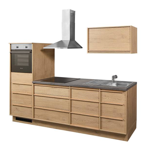 Cucina WILYAN autark Effetto quercia - Senza utensili di cucina