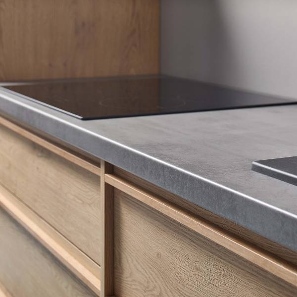 Cucina WILYAN autark Effetto quercia - Senza utensili di cucina