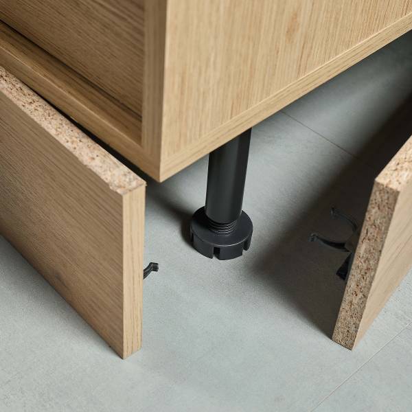 Cucina WILYAN autark Effetto quercia - Senza utensili di cucina