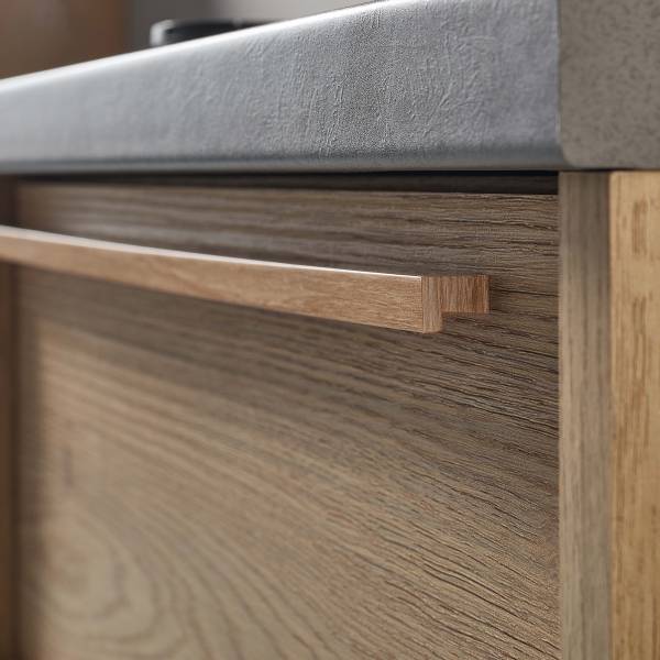 Cucina WILYAN autark Effetto quercia - Senza utensili di cucina