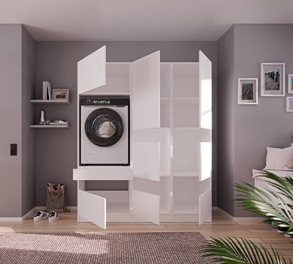 HWR Laundreezy Smart Kombi C Weiß