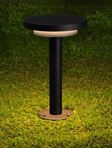 LED-Wegeleuchte Nitro Aluminium - Schwarz - 1-flammig - Höhe: 24 cm