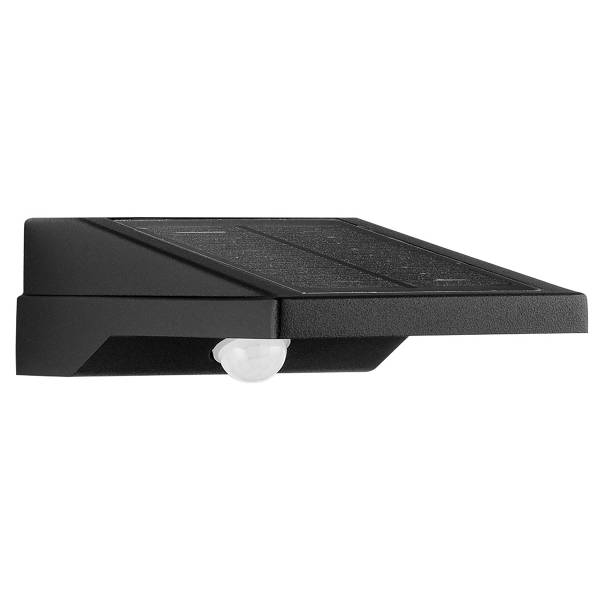 Lampada parete LED Tek con sensore Alluminio - Nero - 1 punto luce