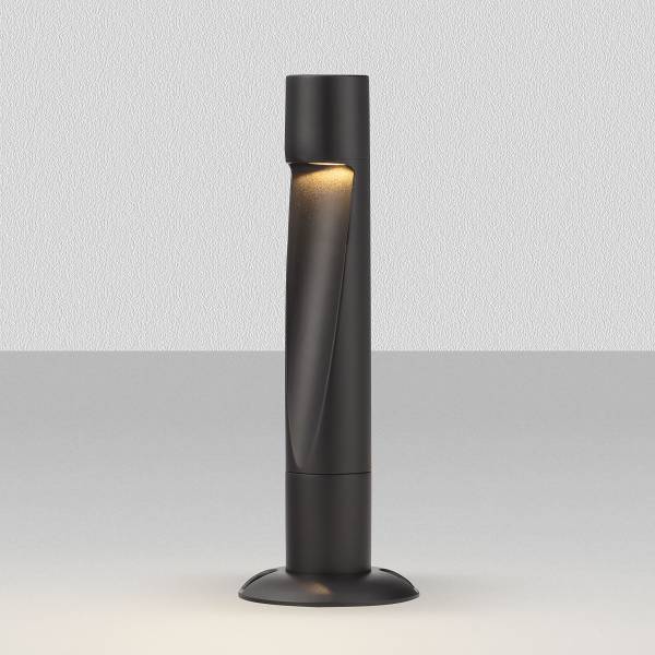 LED-Wegeleuchte Nooi Aluminium - Grau - 1-flammig - Höhe: 30 cm